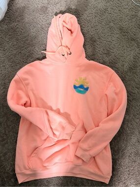 Salmon Pacific and Co Hoodie Size M
